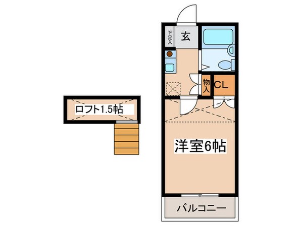 ハイツラビットの物件間取画像